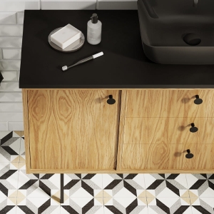 SZAFKA ELITA LEGACY 100 3S 1D P DĄB NATURALNY FORNIR