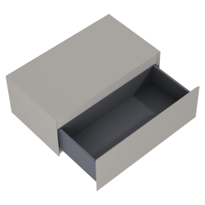 KOMODA ELITA SPLIT SLIM 80 1S FUME MATT Z BLATEM