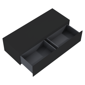 KOMODA ELITA SPLIT SLIM 120 2S BLACK MATT Z BLATEM