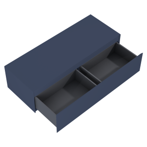 KOMODA ELITA SPLIT SLIM 120 2S NAVY BLUE MATT Z BLATEM