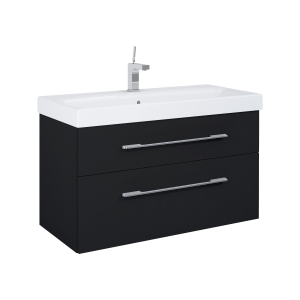 SZAFKA ELITA BARCELONA 100 2S BLACK MATT PDW 169128