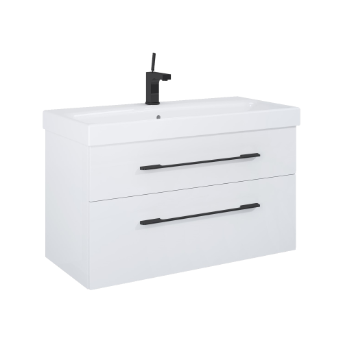 SZAFKA ELITA BARCELONA 100 2S WHITE MATT PDW