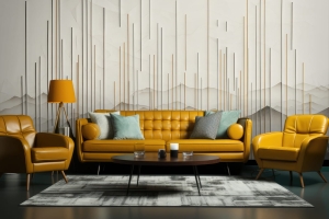 Grafika Reve Minimalisme Pluie MP104