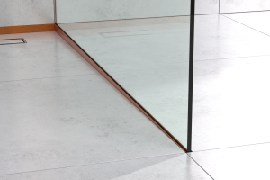 Listwa spadkowa mosiężna Lambro  LPSP-11-1800-COPPER-BR