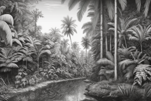 Grafika Reve Bosquet Polynesie BP105