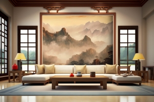 Grafika Reve Montagne et Ciel Huang Shan MH101