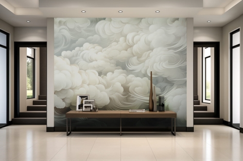 Grafika Reve Montagne et Ciel Nuage MN100