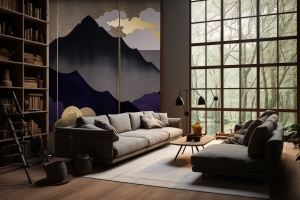 Grafika Reve Montagne et Ciel Pepite MP106