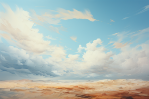 Grafika Reve Montagne et Ciel Sec MS104