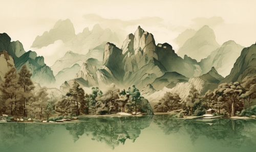 Grafika Reve Montagne et Ciel Tibet MT100