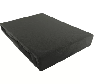 Prześcieradło JERSEY ciemno-szare - 140 x 200