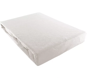 Prześcieradło JERSEY białe - 160 x 200