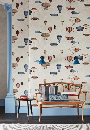 Cole&amp;Son Fornasetti Senza Tempo Macchine Volanti 114/10020