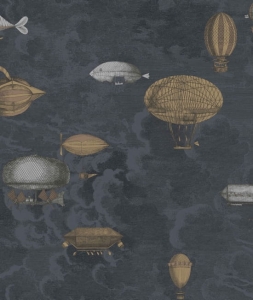 Tapeta dekoracyjna Cole&Son Fornasetti Senza Tempo Macchine Volanti 97/1002