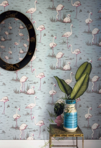 Cole&amp;Son Contemporary Collection Flamingos