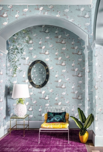 Cole&amp;Son Contemporary Collection Flamingos