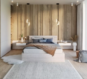 Łóżko tapicerowane -VIRGINIA TRINITY (KREMOWY) - 120 x 200