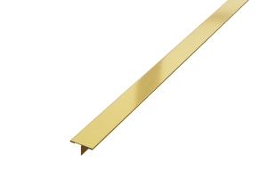 Profil fugowy spoinowy Lambro T-20-2700-GOLD-BR