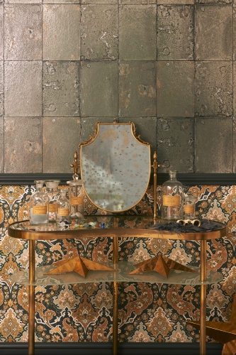 Cole&amp;Son Mariinsky Damask Antique Mirror 92/2009
