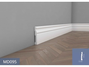Lakierowana listwa przypodłogowa wodoodporna Mardom Decor Premium MD095P