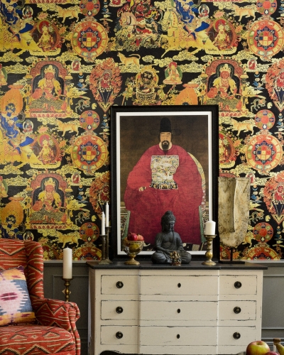 MINDTHEGAP The Home of Eccentric Man Tibetan Tapestry WP20450