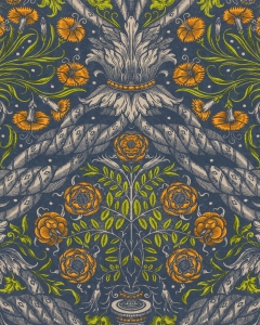 Tapeta MINDTHEGAP The Transylvanian Floral Ornament WP20453