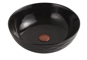 Umywalka ceramiczna UPTREND Arya Black UP4010-2-B18
