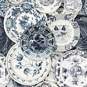 Tapeta MINDTHEGAP Dutch Blauw Dutch Delftware WP20188