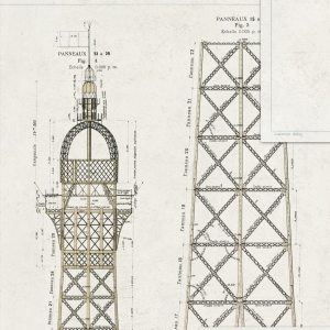 Tapeta MINDTHEGAP Histoire De L architecture Grand Eiffel WP20217