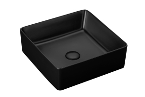 Umywalka ceramiczna UPTREND Hestia Matt Black TR41120-U18
