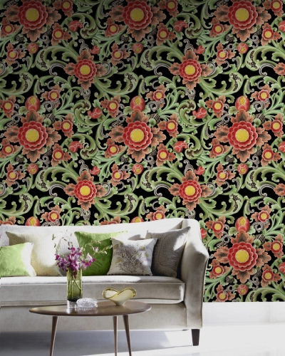 MINDTHEGAP The Mysterious Traveler Floral Painting WP20251