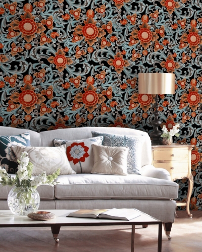 MINDTHEGAP The Mysterious Traveler Floral Painting WP20252