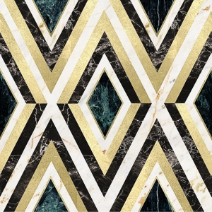 Tapeta MINDTHEGAP Manhattan Diamonds in Copper Metallic Edition WP20292