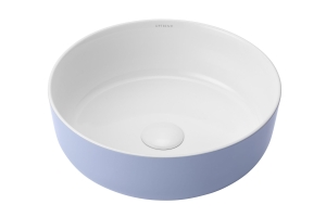 Umywalka ceramiczna UPTREND Sofia Blue UP4003-2-B24+B20