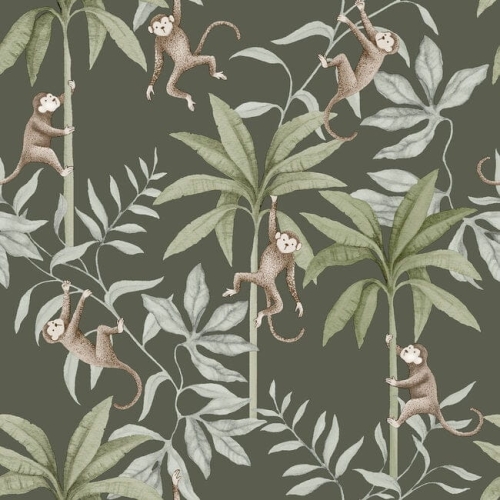 Tapeta dekoracyjna Boras Tapeter Newbie II Jungle Friends 6935