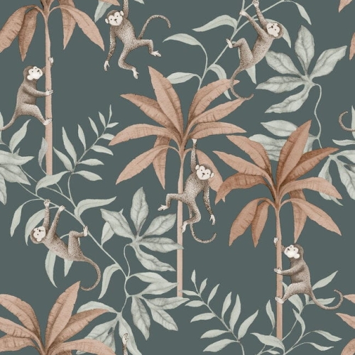 Tapeta dekoracyjna Boras Tapeter Newbie II Jungle Friends 6937