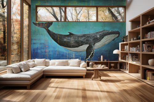 Grafika Reve Profond Baleine PB104