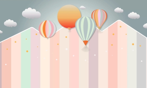 Grafika Metalic Art Balony EG20230075