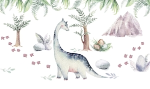 Grafika Metalic Art Dino MR231124