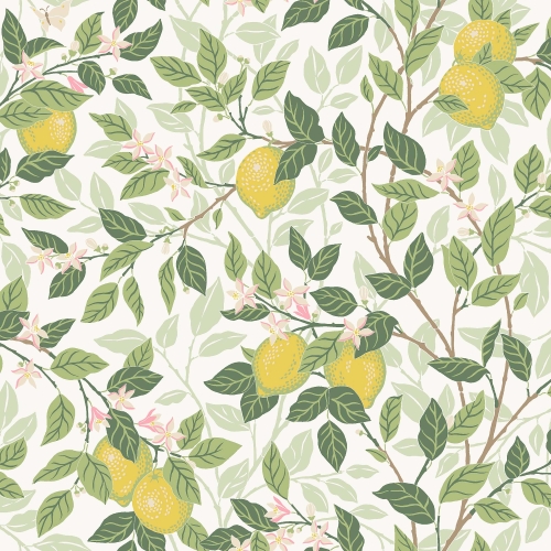 Tapeta dekoracyjna Borastapeter Orangeri Citronträd 5702