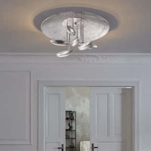 Lampa Sufitowa Pau Fischer&Honsel LED 6x5,5W w kolorze niklu metal