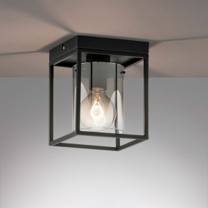 Lampa Sufitowa Samu Fischer&Honsel E27 1x40W piaskowo-czarny metal