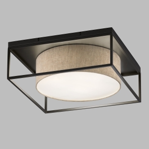 Lampa Sufitowa Carre Fischer&Honsel E14 3x25W piaskowo-czarny metal