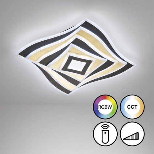 Lampa Sufitowa Hero Fischer&Honsel LED 1x50W piaskowo-czarny metal