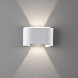Lampa ścienna Wall Fischer&Honsel LED 2x3W biały metal