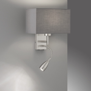 Lampa ścienna Dream Fischer&Honsel E27 1x40W w kolorze niklu metal