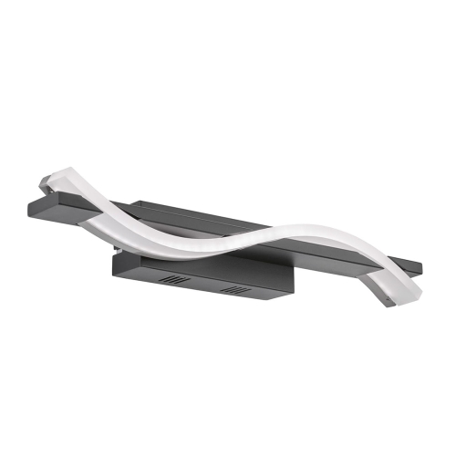 Lampa ścienna Bridge Fischer&Honsel LED 1x8W piaskowo-czarny metal