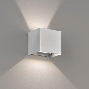 Lampa ścienna Wall Fischer&Honsel LED 2x3W w kolorze srebrnym metal