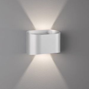 Lampa ścienna Wall Fischer&Honsel LED 2x3W w kolorze srebrnym metal
