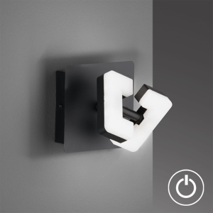 Reflektor Ścienny Ray Fischer&Honsel LED 1x4,5W piaskowo-czarny metal